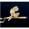 Image 2 : 10K YELLOW GOLD NATURAL DIAMOND(0.11CT) RING