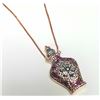 Image 2 : SILVER COLOR PERFUME DECANTER NECKLACE
