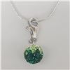 Image 1 : SILVER CRYSTAL 16" NECKLACE