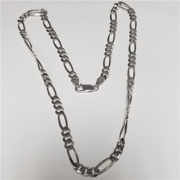 SILVER 23G 20" MEN'S NECKLACE