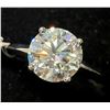 Image 2 : 14K WHITE GOLD MOISSANITE(1.6CT) RING