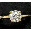 Image 3 : 10K YELLOW GOLD MOISSANITE(1CT) RING
