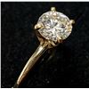 Image 4 : 10K YELLOW GOLD MOISSANITE(1CT) RING