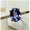Image 3 : 10K YELLOW GOLD TANZANITE(1CT) DIAMOND