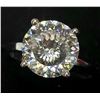 Image 1 : 14K WHITE GOLD MOISSANITE(2.41CT) RING