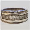 Image 1 : SILVER CUBIC ZIRCONIA RING (~SIZE 6.5)