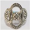 Image 1 : SILVER RING (~SIZE 7.5)(~WEIGHT 6.02G)