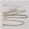 Image 1 : SILVER CHAIN (~LENGTH 22INCHES) (~WEIGHT 9.47G)