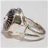 Image 2 : SILVER CUBIC ZIRCONIA RING (~SIZE 7)(WEIGHT 7.81G)