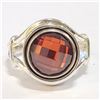 Image 1 : SILVER GENUINE GEMSTONE RING (~SIZE 8)