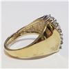 Image 2 : SILVER CUBIC ZIRCONIA RING (~SIZE 6)(WEIGHT 5.52G)