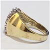 Image 3 : SILVER CUBIC ZIRCONIA RING (~SIZE 6)(WEIGHT 5.52G)