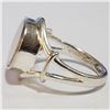 Image 3 : SILVER MOTHER OF PEARL RING (SIZE 8)(WEIGHT 6.86G)