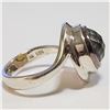 Image 2 : SILVER GENUINE GEMSTONE RING (~SIZE 8)