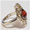 Image 2 : SILVER GENUINE GEMSTONE RING (~SIZE 9)