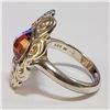 Image 3 : SILVER GENUINE GEMSTONE RING (~SIZE 9)