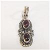 Image 1 : SILVER GARNET PENDANT