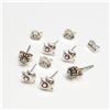Image 2 : SILVER SET OF THREE EARRINGS