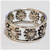 Image 1 : SILVER RING (~SIZE 8.5)(~WEIGHT 5.05G)