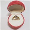 Image 3 : SILVER LOT OF 2 CUBIC ZIRCONIA RING(~WEIGHT 4.72G)