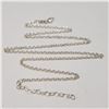 Image 1 : SILVER NECKLACE(~LENGTH 20INCHES) (~WEIGHT 3.86G)