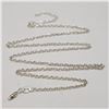 Image 1 : SILVER NECKLACE (~LENGTH 19INCHES) (~WEIGHT 3.92G)