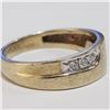 Image 2 : SILVER CUBIC ZIRCONIA RING (~SIZE 9)(~WEIGHT 3.5G)