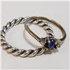Image 2 : SILVER LOT OF 2 RING(~WEIGHT 4.27G)