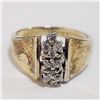 Image 1 : SILVER CUBIC ZIRCONIA RING (~SIZE 6)(WEIGHT 3.95G)