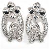 Image 1 : SILVER CUBIC ZIRCONIA(2.05CT) RHODIUM PLATED
