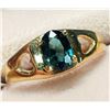 Image 1 : 10K YELLOW GOLD SAPPHIRE(0.6CT) 1.51G RING