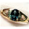 Image 2 : 10K YELLOW GOLD SAPPHIRE(0.6CT) 1.51G RING
