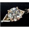Image 3 : 14K WHITE GOLD LAB DIAMOND (1.9CT VS1) 4G RING