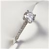 Image 5 : 10K WHITE GOLD WHITE MOISSANITE TESTS LIKE DIAMOND