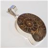 Image 2 : SILVER LARGE GENUINE GEMSTONE PENDANT