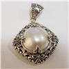 Image 1 : SILVER FRESHWATER PEARL PENDANT (~WEIGHT 7.76G)
