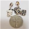 Image 1 : SILVER PACK OF 4 PANDORA BEADS (~WEIGHT 10.5G)
