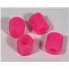 Image 1 : NEW PINK GLOW IN THE DARK VALVE STEM COVERS