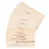 Image 1 : Autographs of the Taft Supreme Court's 1921 Justices.