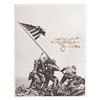 Image 1 : "Iwo Jima" Signed by the Photographer Joe Rosenthal.