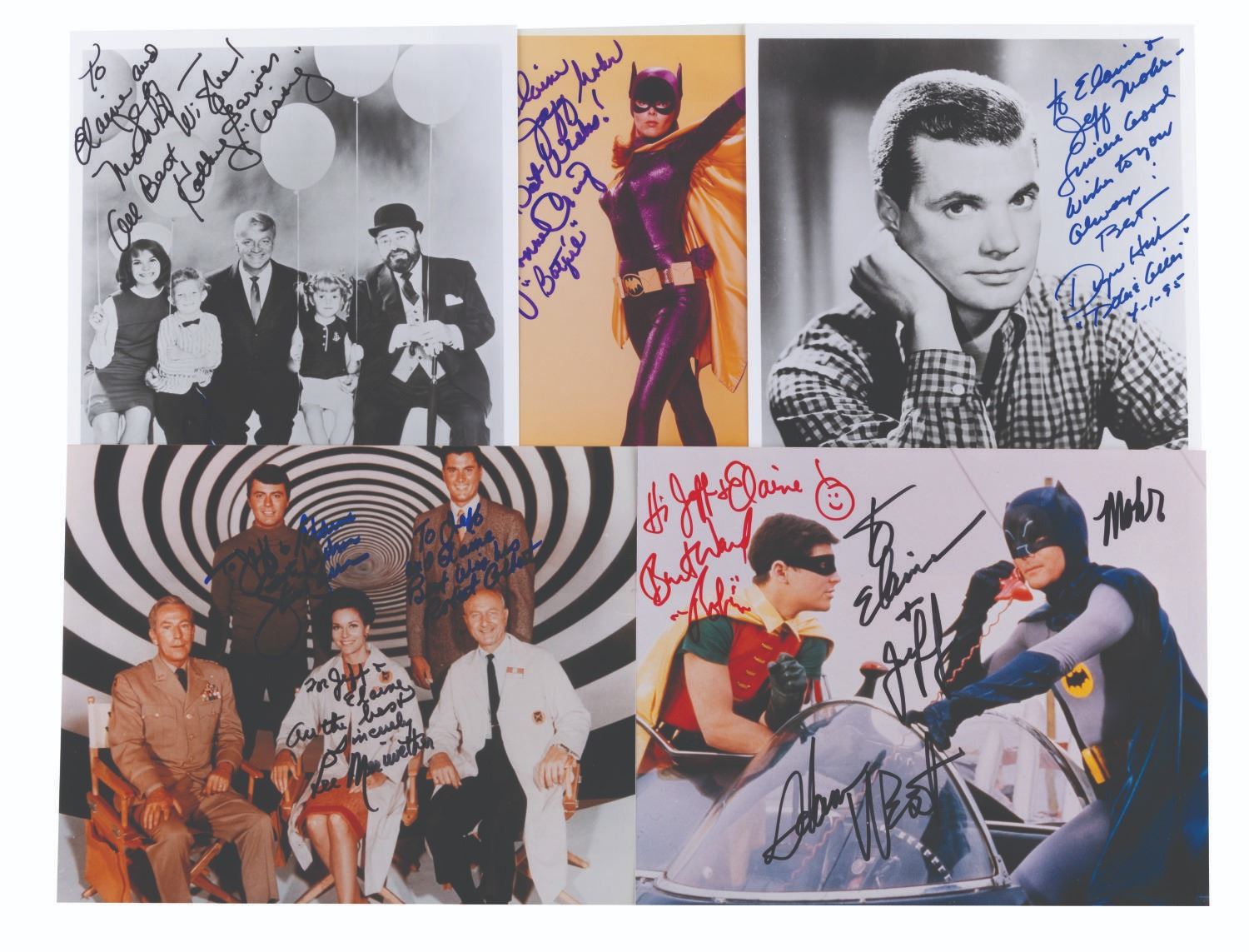 A Signed Collection of Classic TV Star Photos.