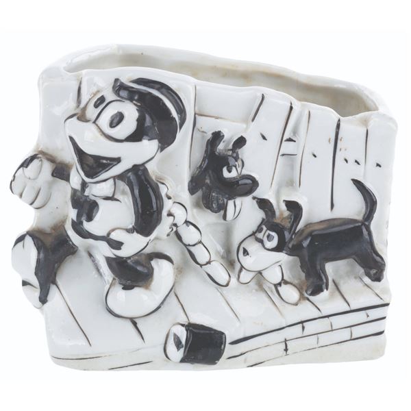 A Flip the Frog and Dogs Planter.