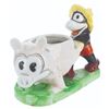 Image 1 : A Flip the Frog Pig Wheelbarrow Planter.