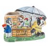 Image 1 : A Colorful Flip the Frog Lemonade Stand Planter.