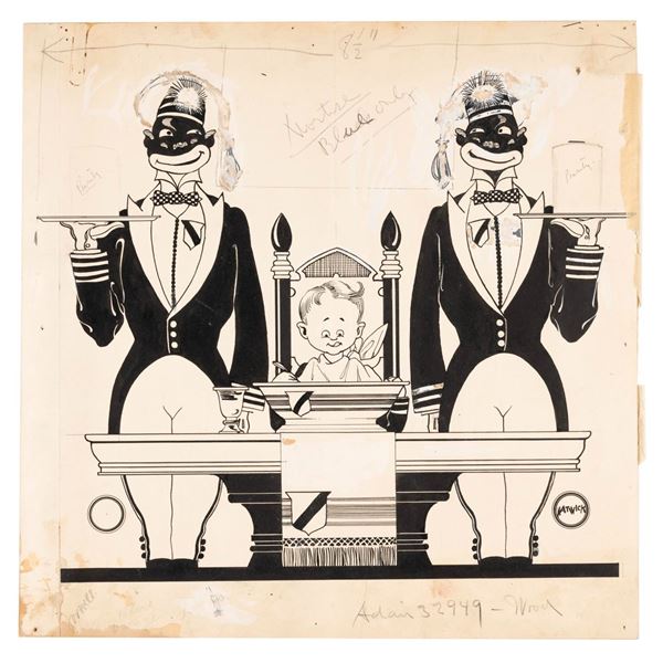 A Grim Natwick Advertisement Drawing.