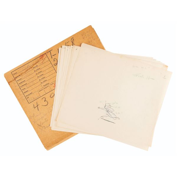 A "Mighty Mouse" Production Drawing Collection.