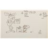 Image 1 : A Preliminary Drawing of “Rocky and Bullwinkle” for Promotional Art.