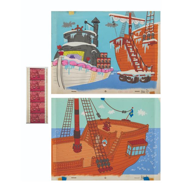 A Collection of Cap'n Crunch Production Materials.