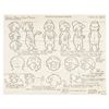 Image 1 : A "Magoo's Arabian Nights" Photostat Model Sheet.