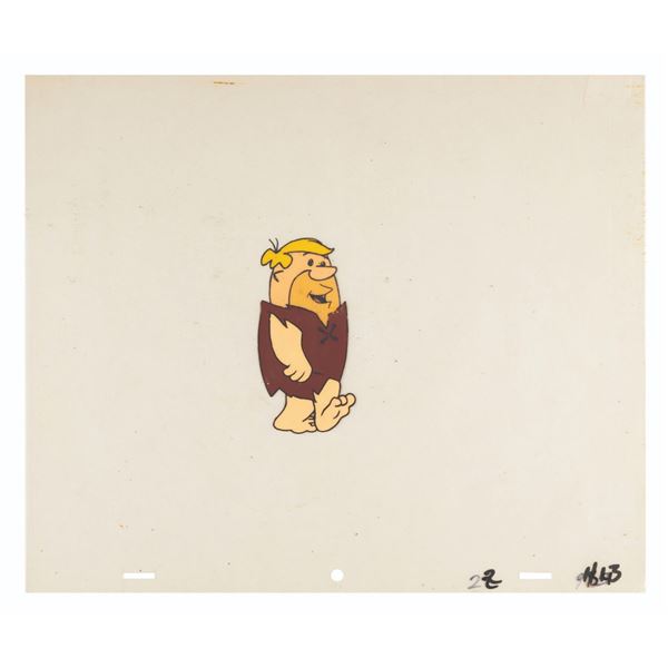 An Original Barney Rubble Production Cel.
